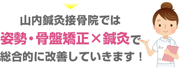 山内鍼灸接骨院では根本的に改善します！